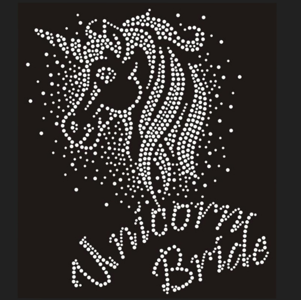 Unicorn Bride Rhinestone Tee - Picture 2 of 2
